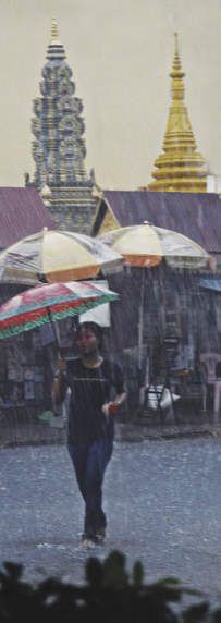 Rainy season in Cambodia